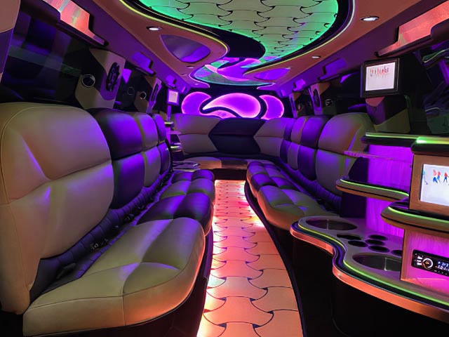 Large cooler on limo